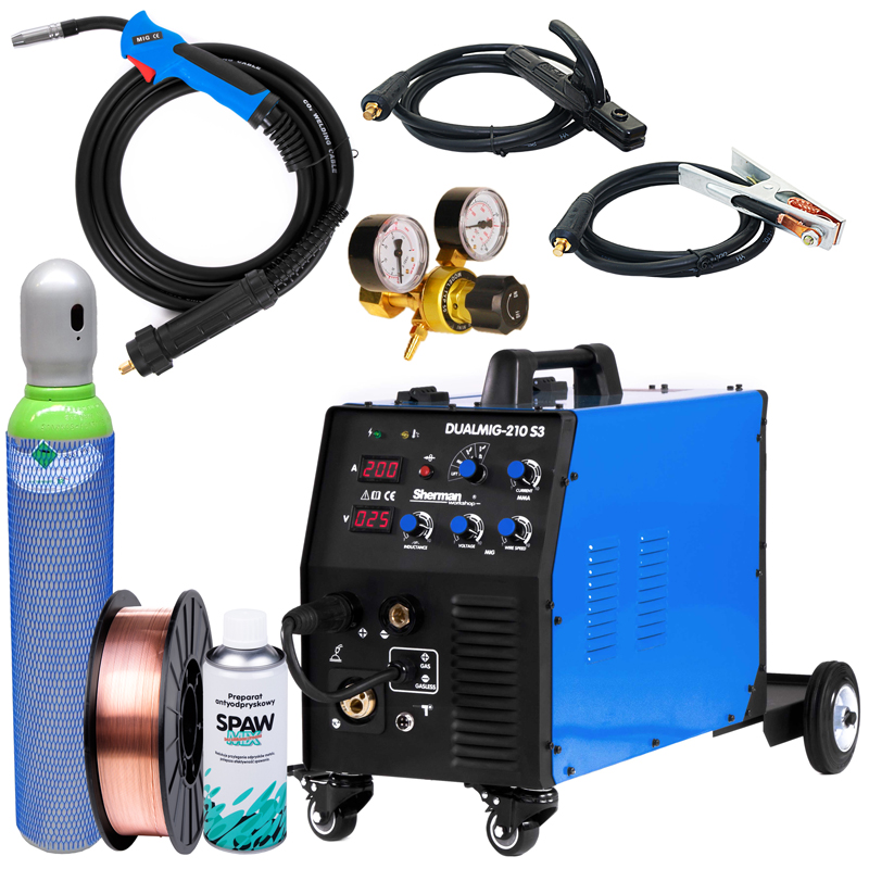 sherman dualmig 210 s3 lutospawanie